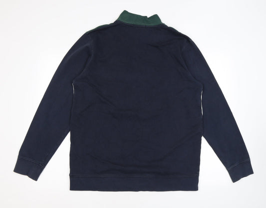 Avenue Mens Multicoloured Striped Cotton Pullover Sweatshirt Size L