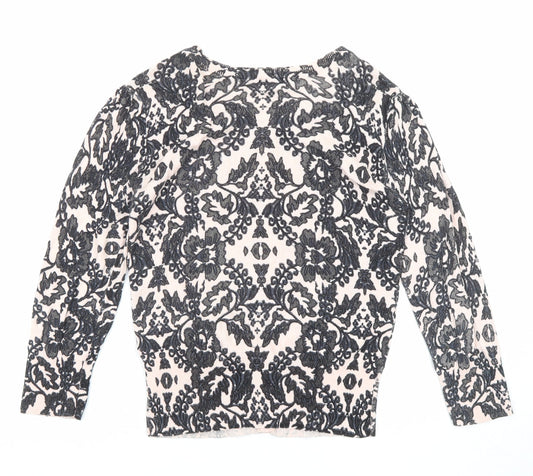 Womens UK Size 10 Dorothy Perkins Black Cardigan Jumper