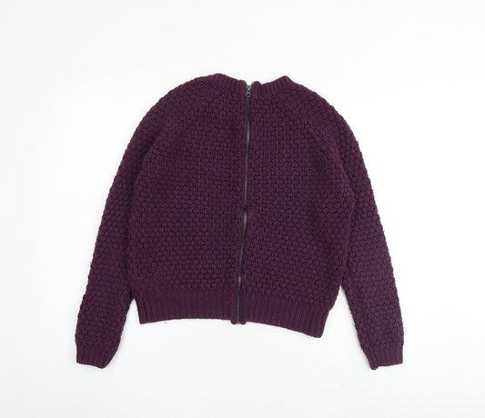 Womens UK Size 8 New Look Purple Pullover Jumper