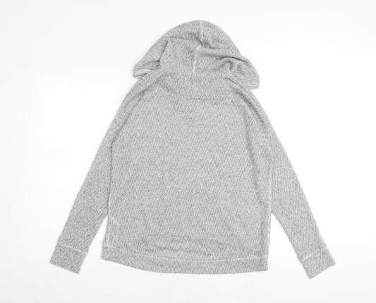 Mens UK Size M Hollister Grey Pullover Hoodie