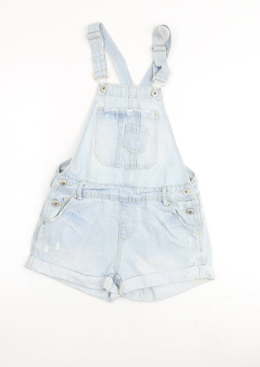 Womens UK Size 6 Denim & Co. One-Piece Blue Dungaree