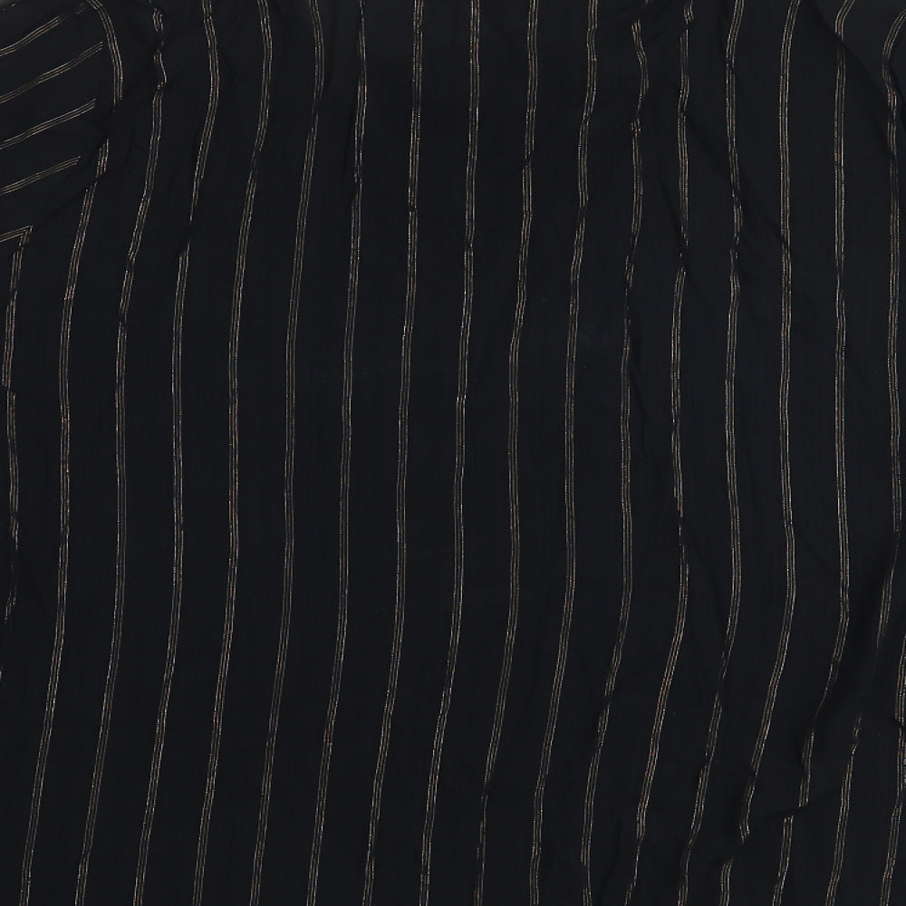 Womens UK Size 22 Marks and Spencer Black Basic Blouse