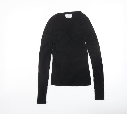 Womens UK Size 8 ASOS Black Pullover Jumper
