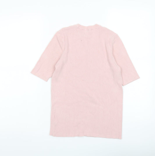 Womens UK Size M Marks and Spencer Pink Pullover Jumper