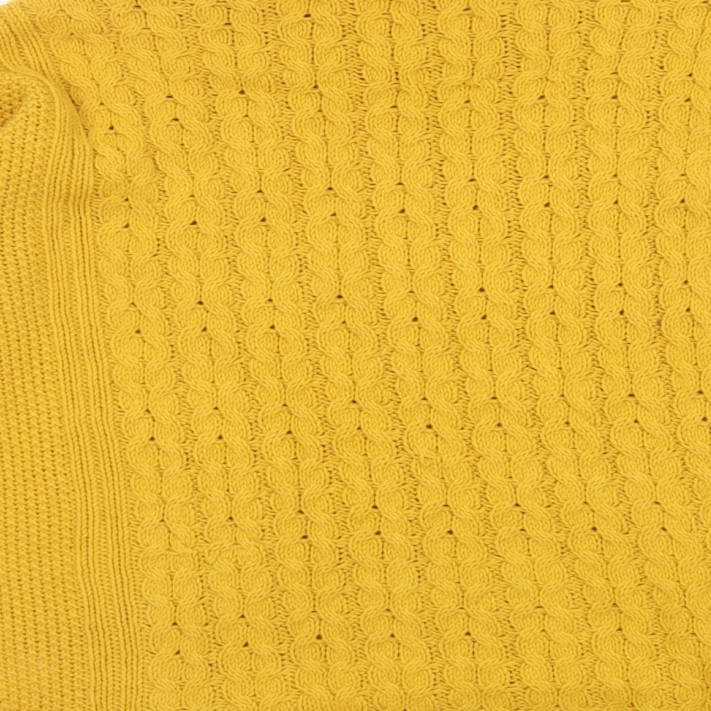 Womens UK Size M H&M Yellow Pullover Jumper