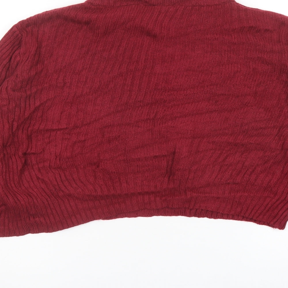 Womens UK Size M H&M Red Pullover Jumper