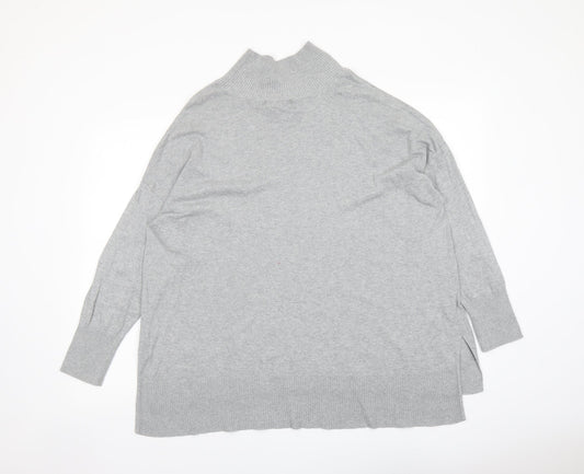 Womens UK Size 20 Design History Grey Pullover Jumper