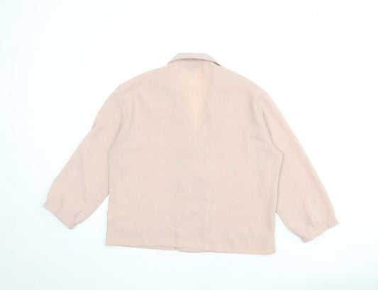 Womens UK Size 8 Topshop Pink Basic Blouse