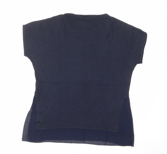 Womens UK Size 8 Warehouse Blue Pullover Jumper