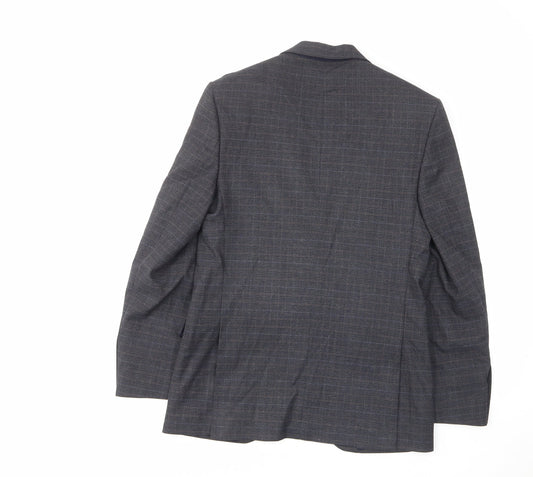 Mens UK Size 38 Marks and Spencer Regular Blue Suit Jacket