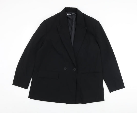 Womens UK Size L Zara Black Jacket