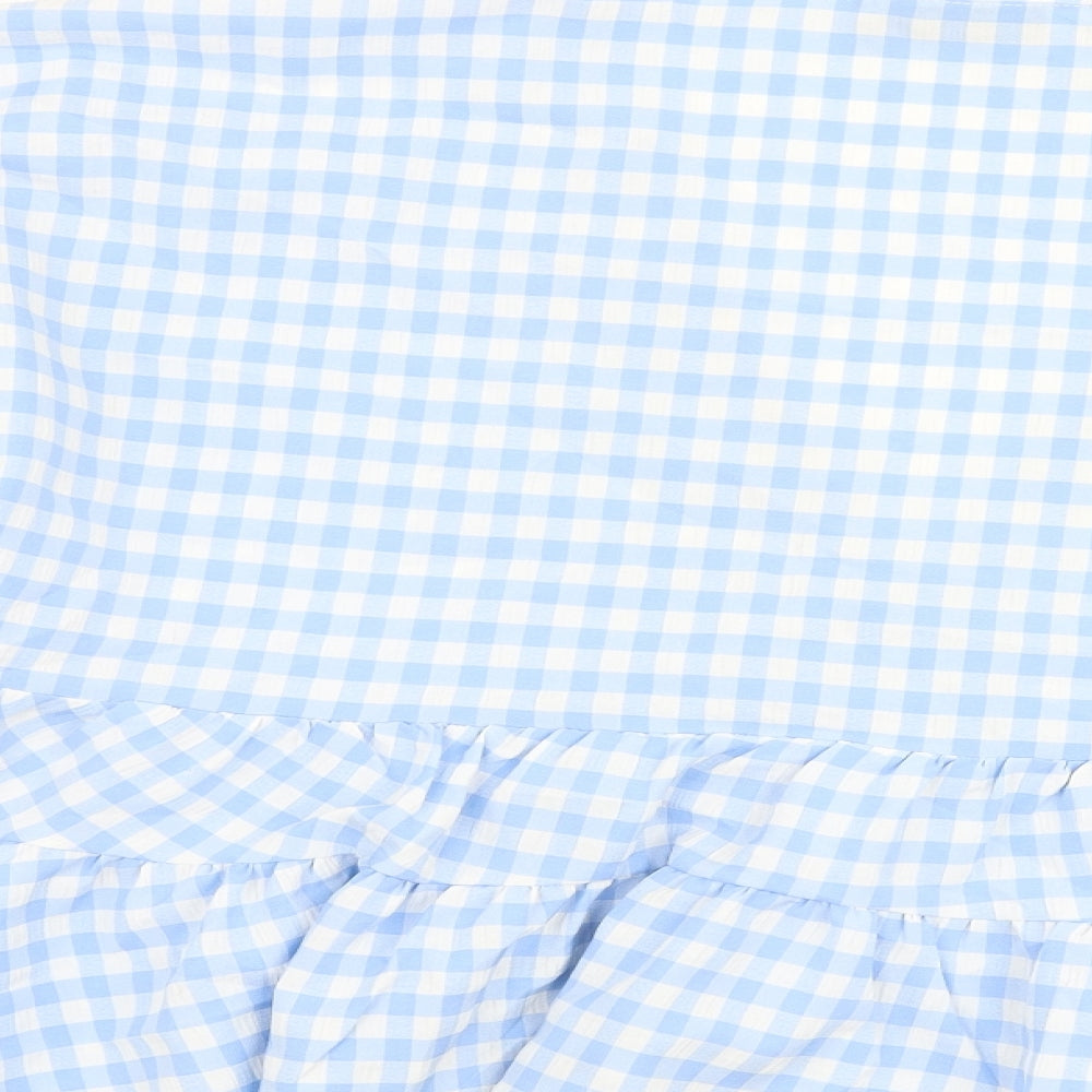 Womens UK Size 10 ASOS Blue Basic Blouse