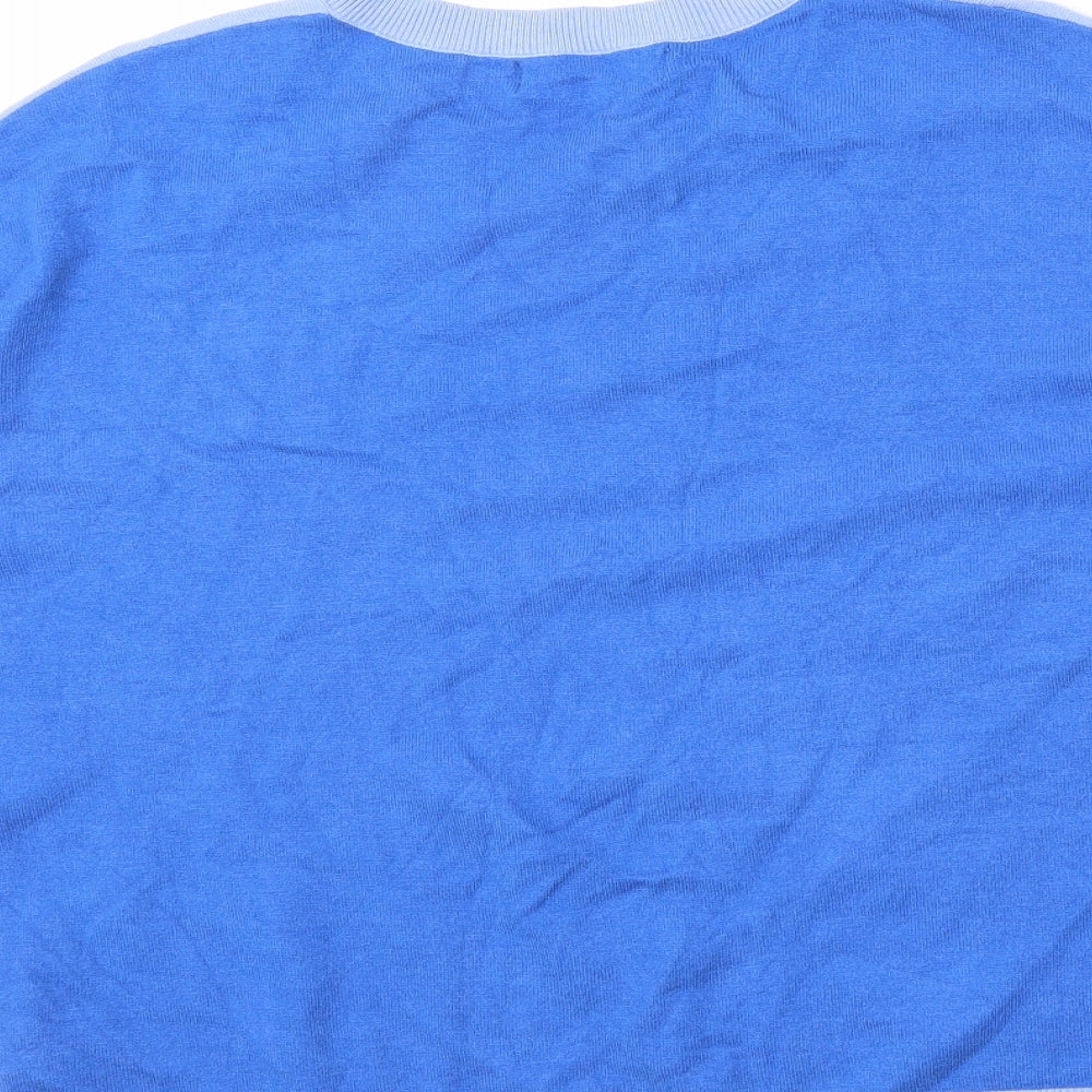 Womens UK Size 14 Marks and Spencer Blue Pullover Jumper