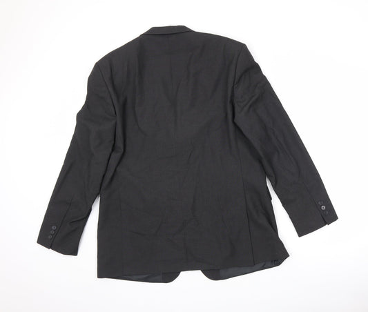 Mens UK Size 44 Karl Jackson Regular Black Suit Jacket