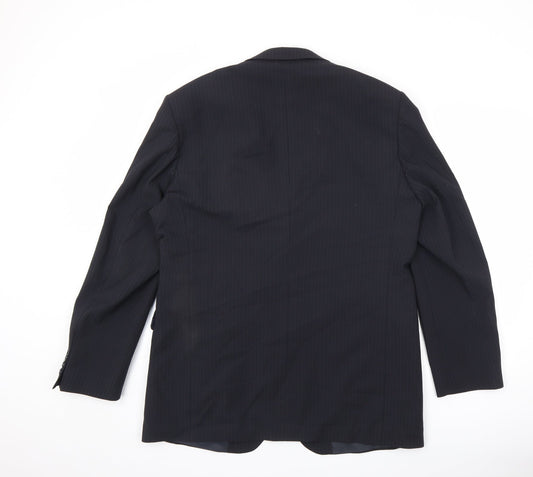 Mens UK Size 42 Marks and Spencer Regular Blue Suit Jacket