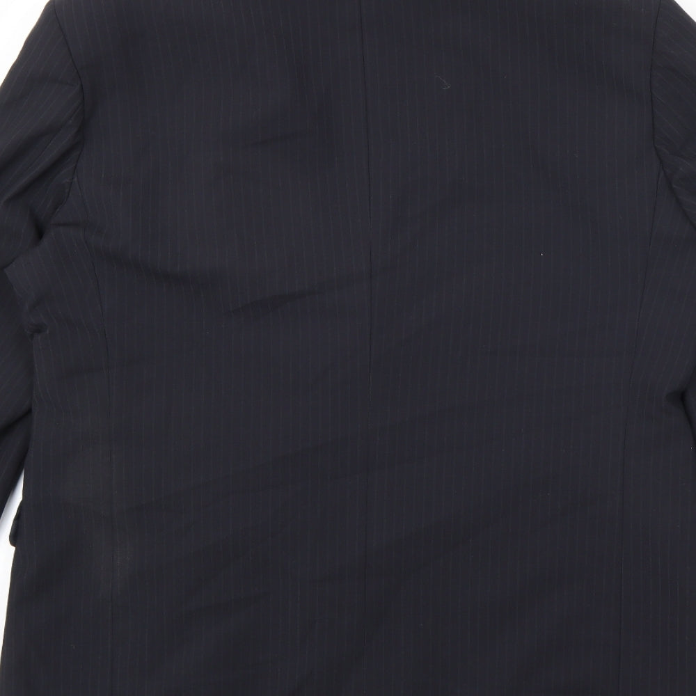 Mens UK Size 42 Marks and Spencer Regular Blue Suit Jacket