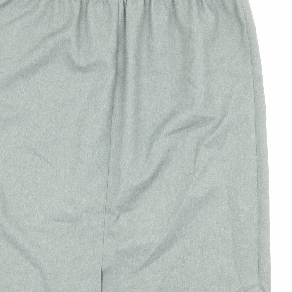 Berkertex Womens Green Polyester A-Line Skirt Size 18