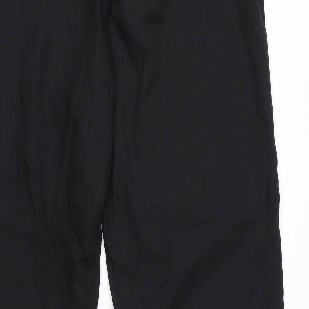Womens UK Size 6 Alexandra Regular Fit Jogger Black Trousers