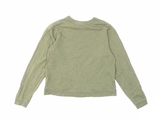 Womens UK Size 6 ASOS Green Pullover Sweatshirt
