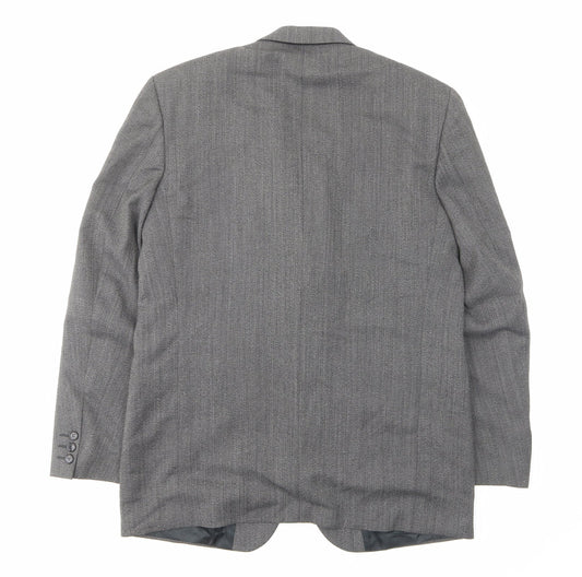 Mens UK Size 42 Ciro Citterio Regular Grey Suit Jacket