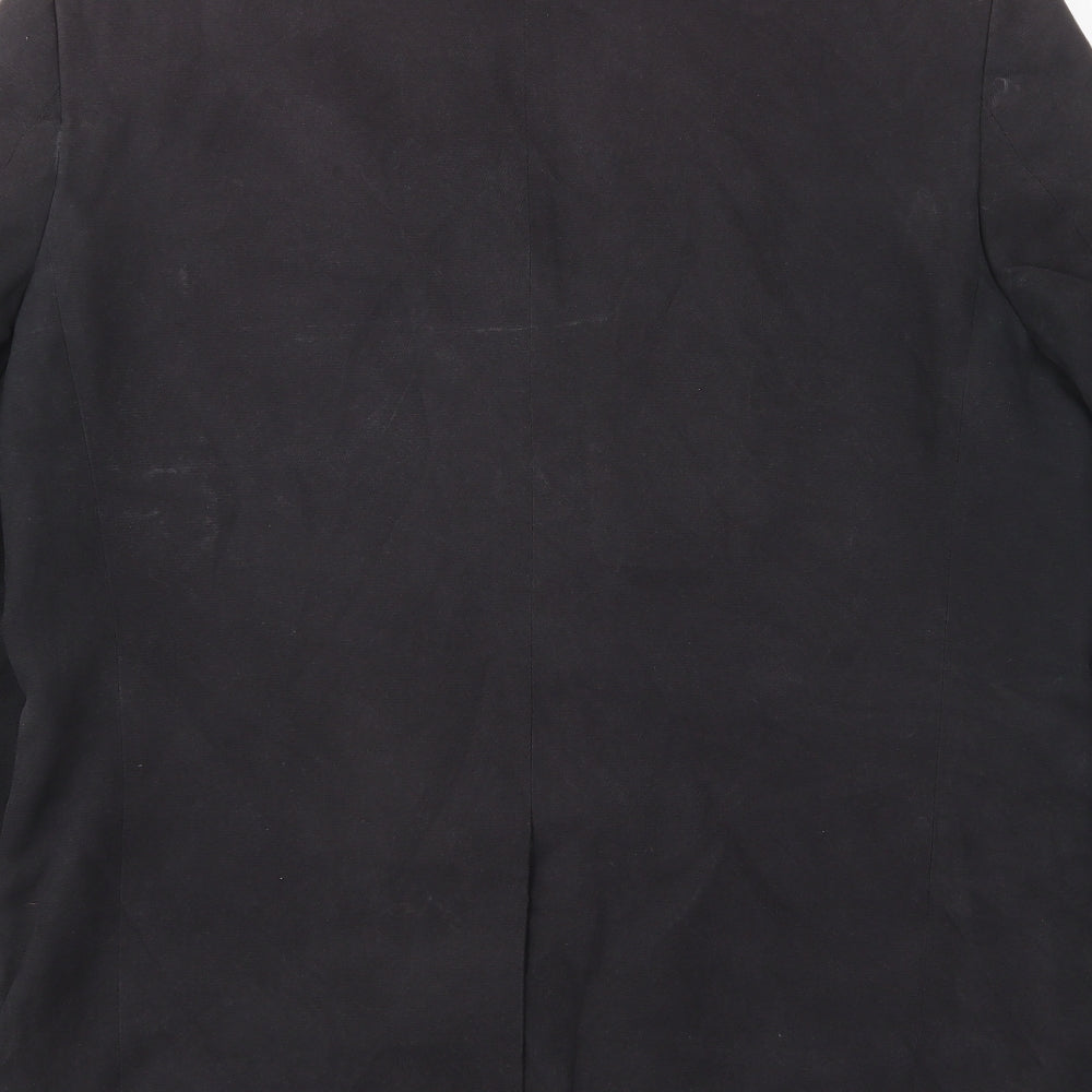 Mens UK Size 42 BHS Regular Black Suit Jacket