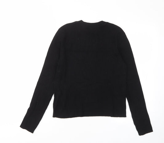 Womens UK Size L Divided by H&M Black Pullover Jumper