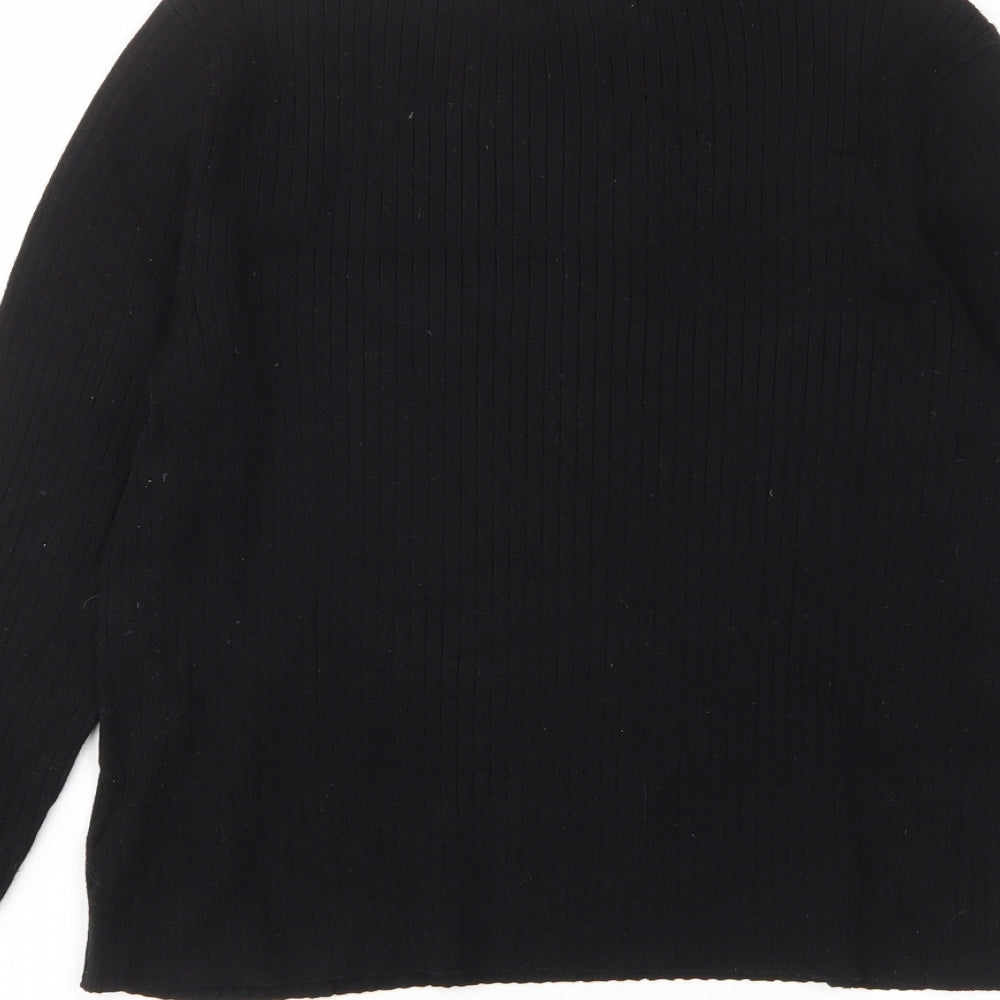 Womens UK Size L Divided by H&M Black Pullover Jumper