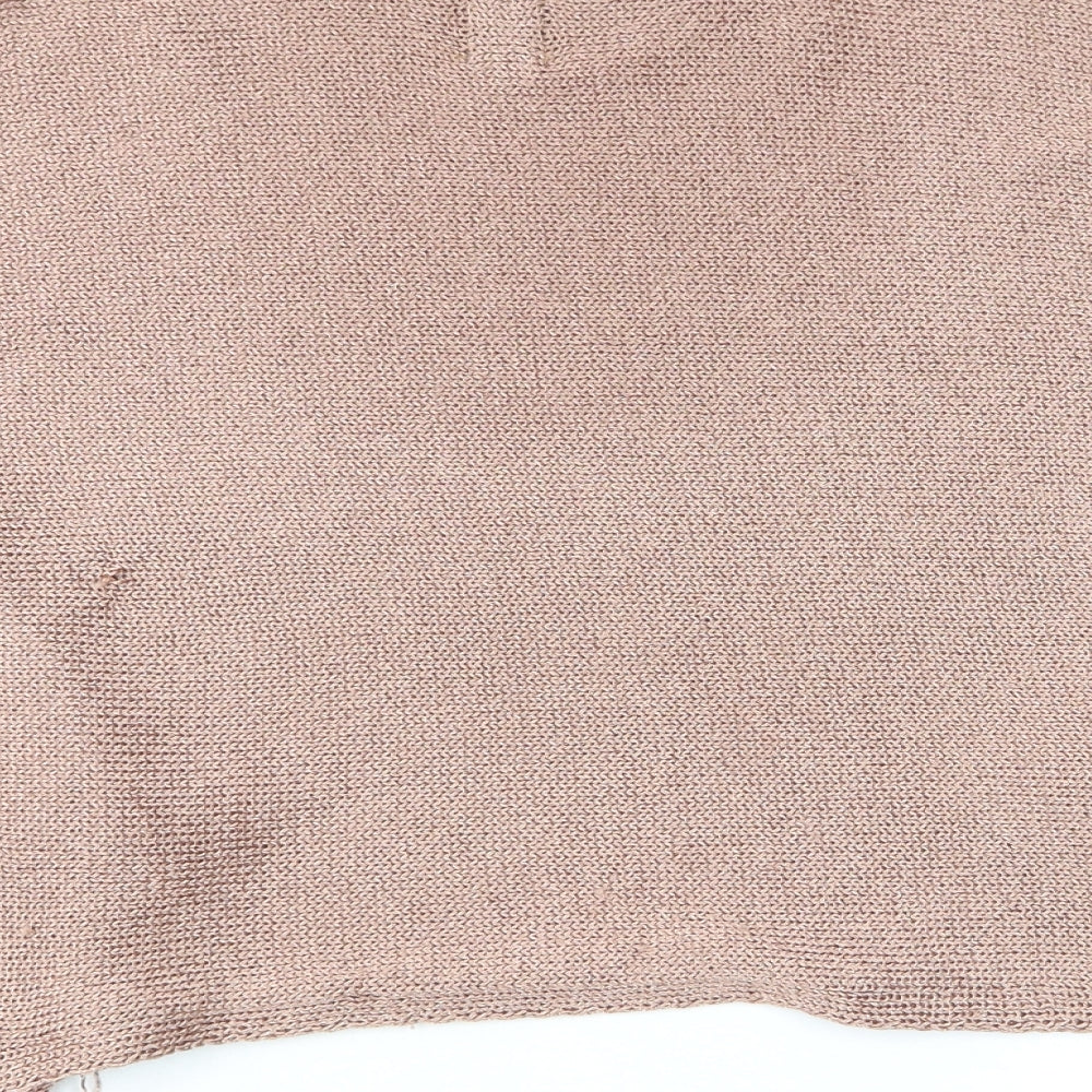 Womens UK Size S River Island Brown Pullover Jumper