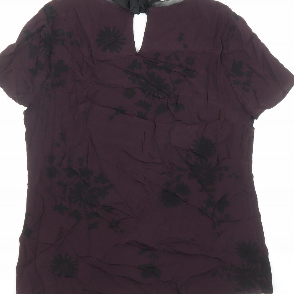 Womens UK Size 12 RJR.John Rocha Purple Basic Blouse