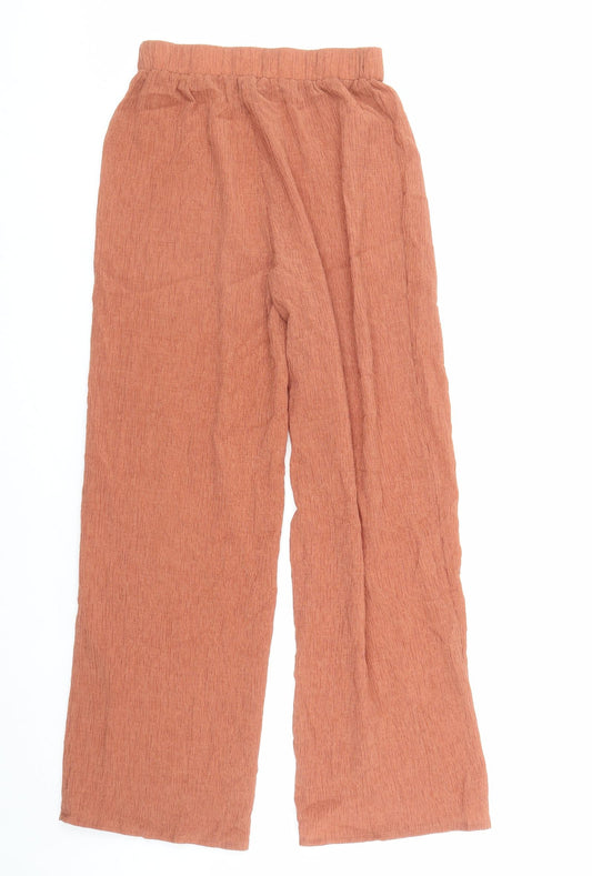 Cider Womens Brown Polyester Trousers Size M L29 in Regular