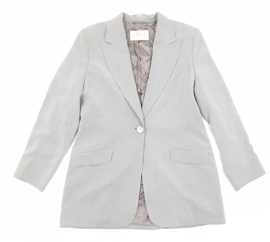 Womens UK Size 12 Country Casuals Regular Grey Suit Jacket