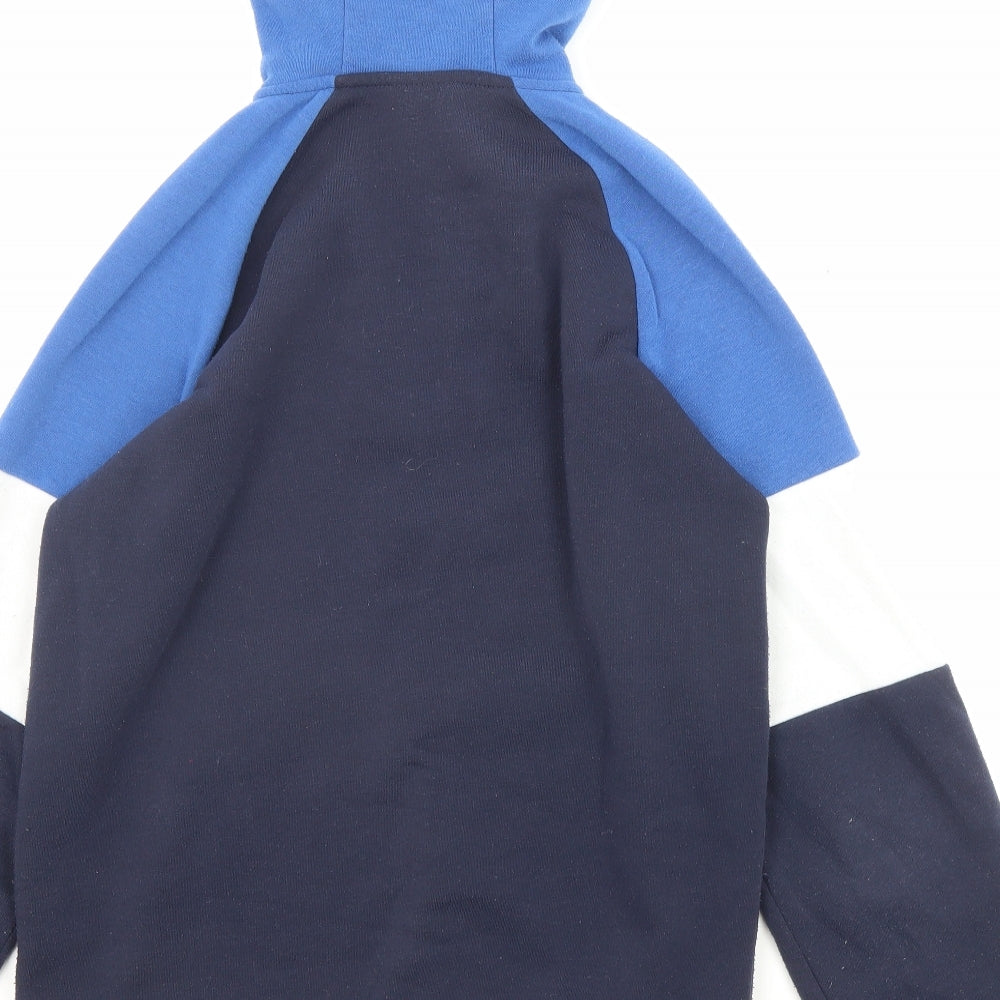 Mens UK Size S Slazenger Blue Pullover Hoodie