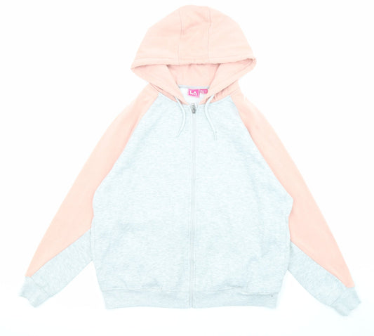 LA Gear Womens Grey Jacket Size 12 Zip