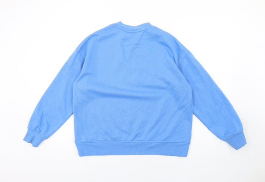 Womens UK Size S Disney Blue Pullover Sweatshirt