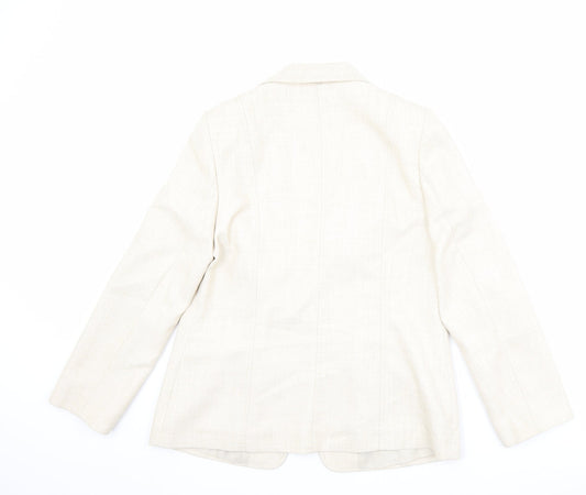 Womens UK Size 12 EWM Beige Jacket