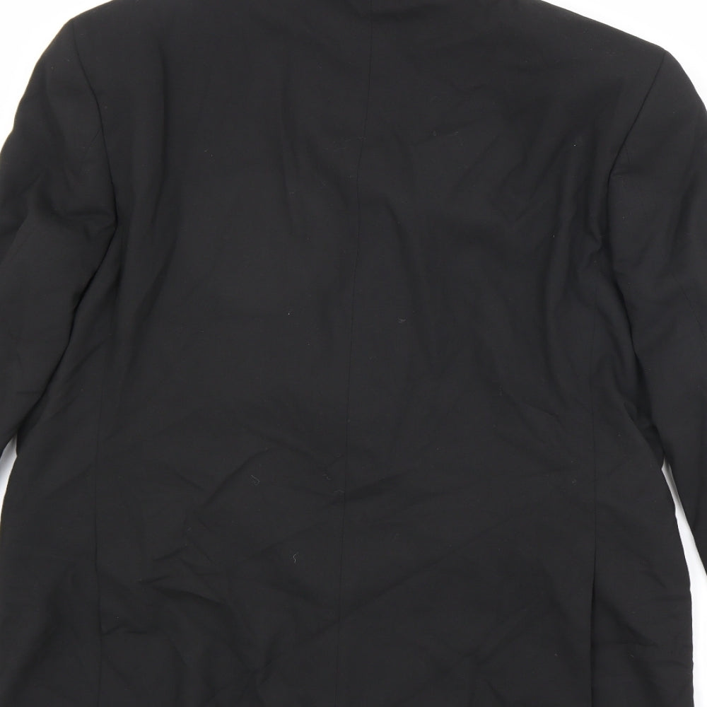 Mens UK Size 42 Marks and Spencer Regular Black Suit Jacket