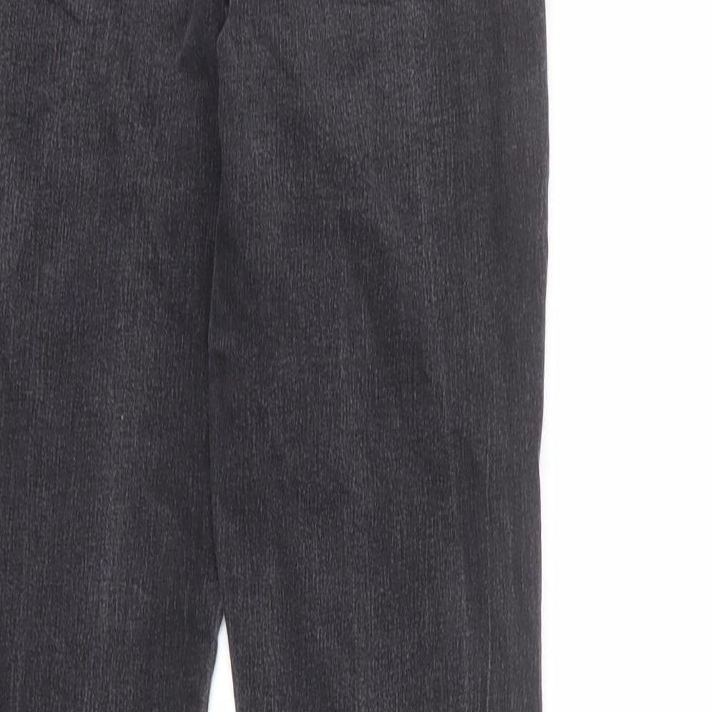 George Womens Grey Cotton Skinny Jeans Size 8 L26 in Regular Zip