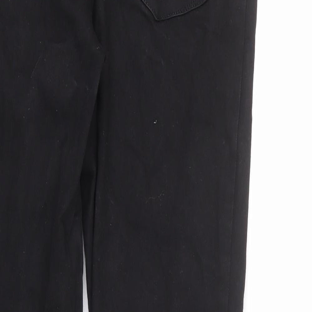 Denim & Co. Womens Black Cotton Skinny Jeans Size 14 L26 in Regular Zip