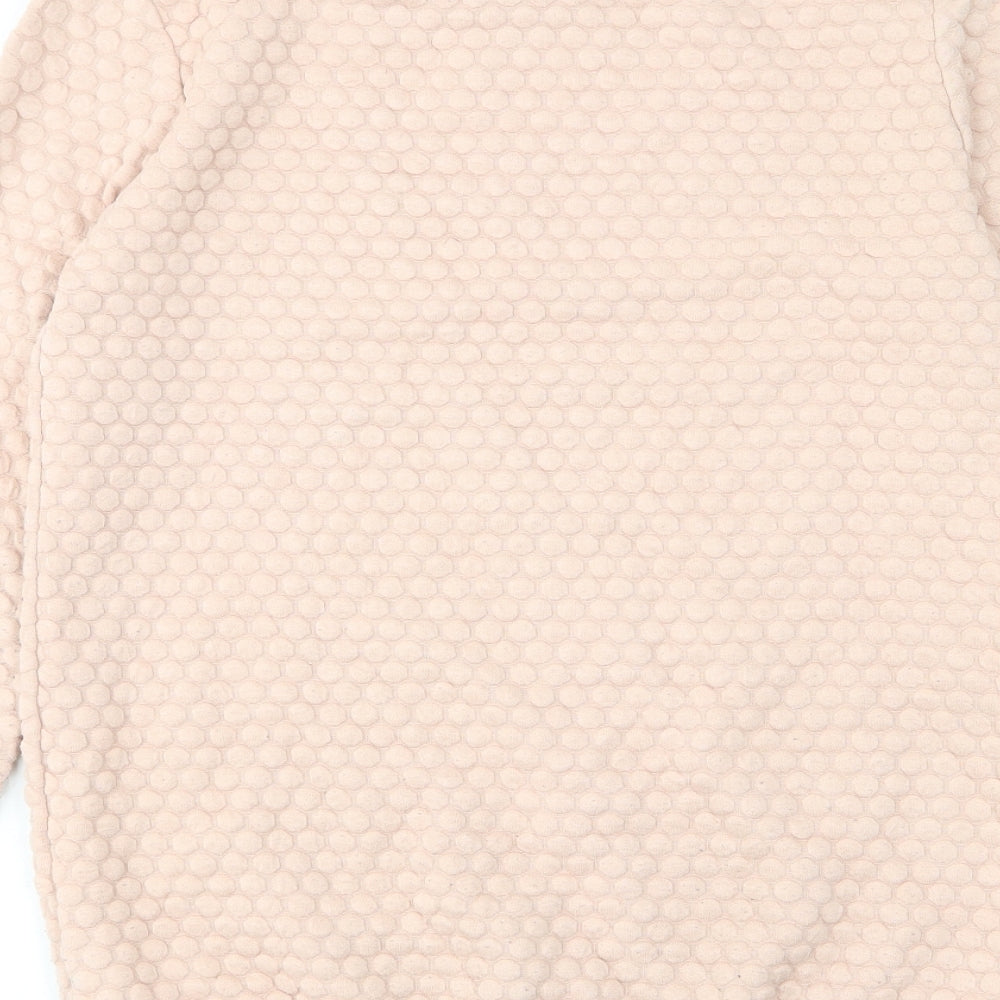 H&M Girls Pink Polyester Pullover Sweatshirt Size 14-15 Years Pullover - East Coast Angels