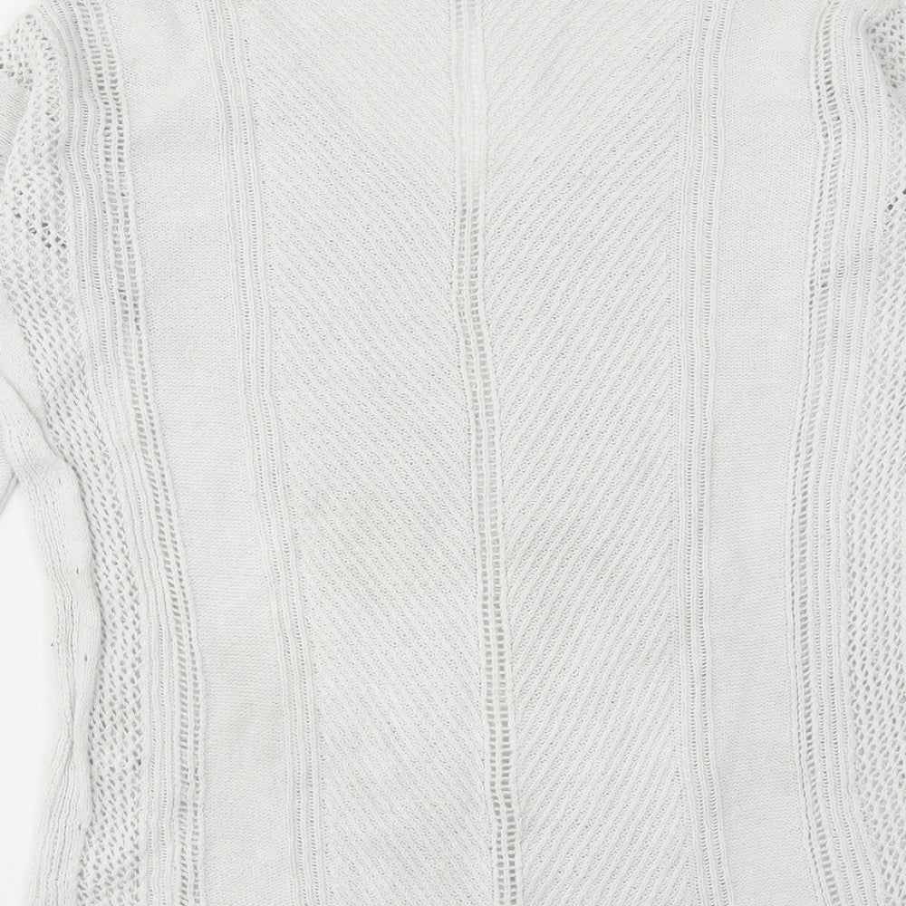 Womens UK Size 8 NEXT White Pullover Jumper
