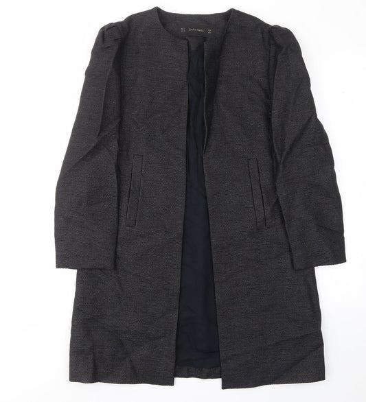 Womens UK Size S Zara Black Jacket