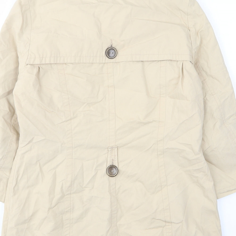 Womens UK Size 10 NEXT Beige Military Jacket