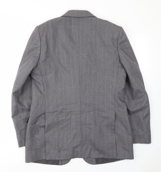 Mens UK Size 42 Greenwoods Regular Grey Suit Jacket