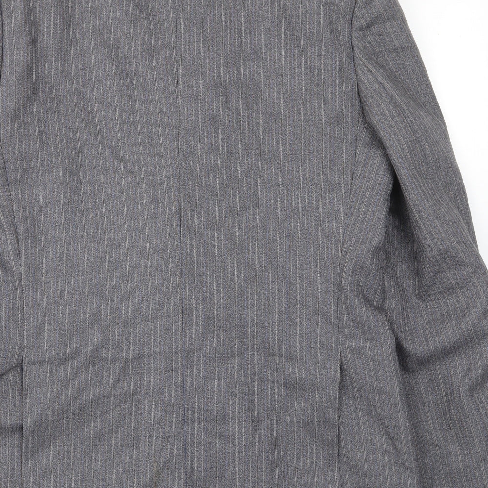 Mens UK Size 42 Greenwoods Regular Grey Suit Jacket