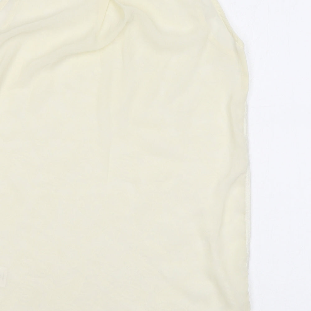 Womens UK Size 8 NEXT Ivory Basic Tank