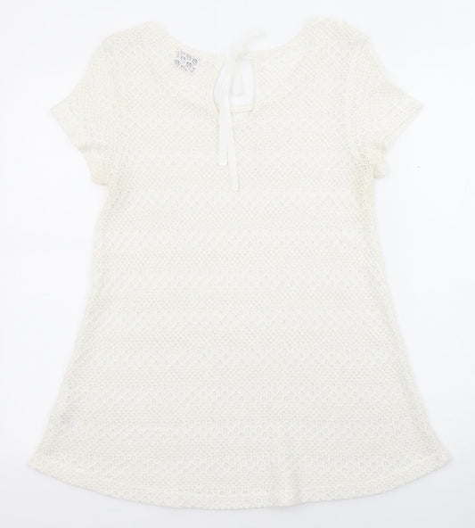 Womens UK Size 12 NEXT Ivory Pullover Jumper