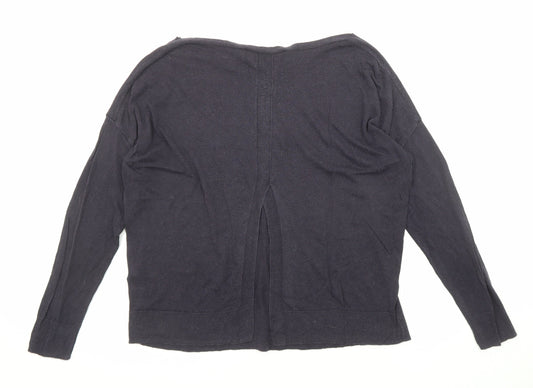 Womens UK Size M French Connection Blue Pullover Jumper