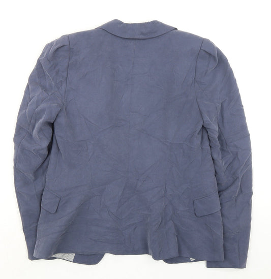 Womens UK Size 6 H&M Blue Jacket