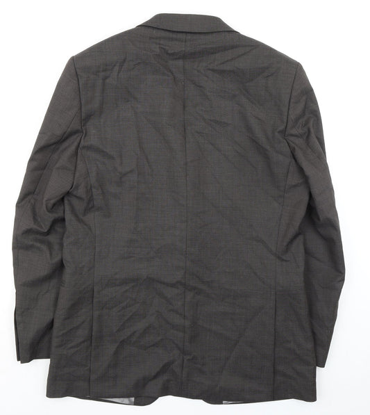 Mens UK Size 40 Marks and Spencer Regular Grey Suit Jacket