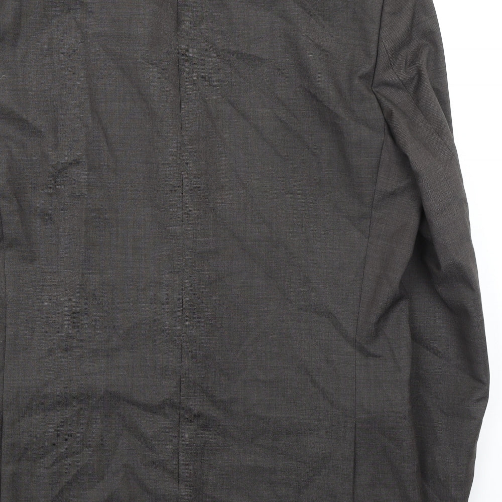 Mens UK Size 40 Marks and Spencer Regular Grey Suit Jacket
